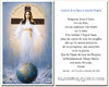 Prayer card, 2 pages - French