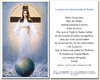 Prayer card, 2 pages - Spanish