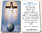 Santino plastificato con immagine e preghiera (formato carta bancaria) - Olandese