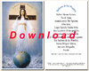 Prayer card, double-sided - Papiamento (Dutch Antilles), download for personal printing