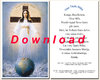 Prayer card, double-sided - Lettish, download for personal printing