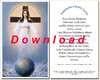 Prayer card, double-sided - Luganda, download for personal printing