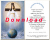 Prayer card, double-sided - Esperanto, download for personal printing